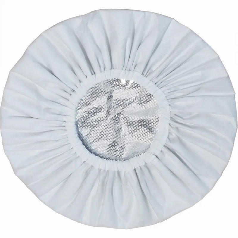 1PC Self-heating Tin Foil Hat Thickened Heating Steam Hair Mask Cap Portable Hair Salon Smooth Hair Oil Baking Cap