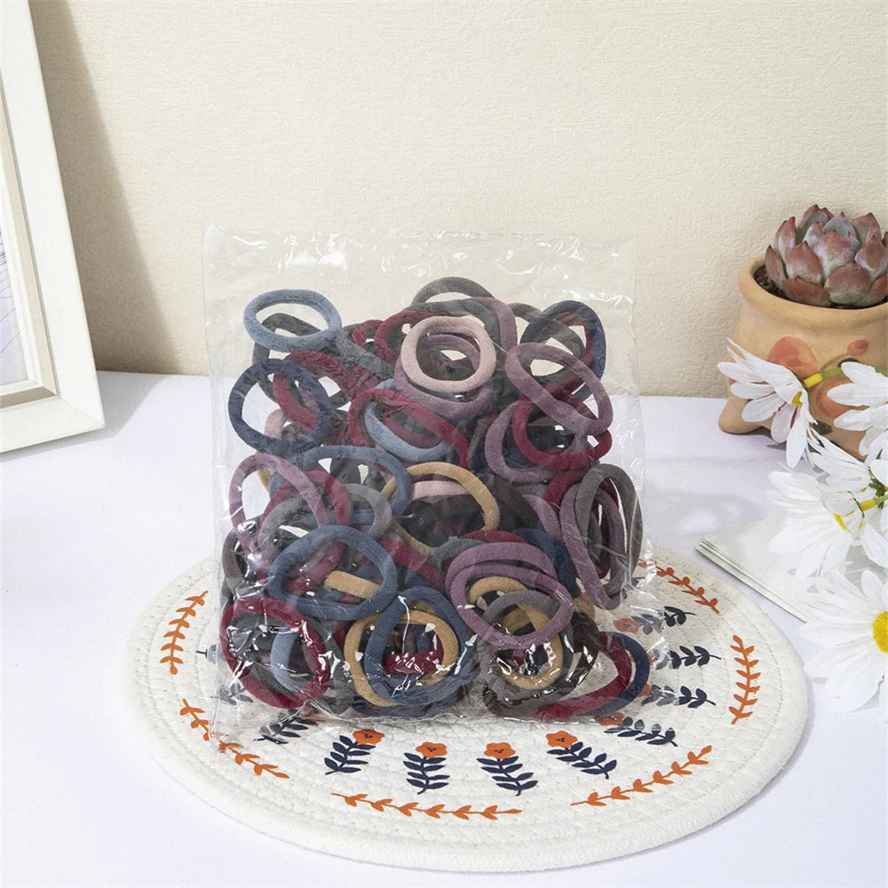 100 Pcs Hair Bands