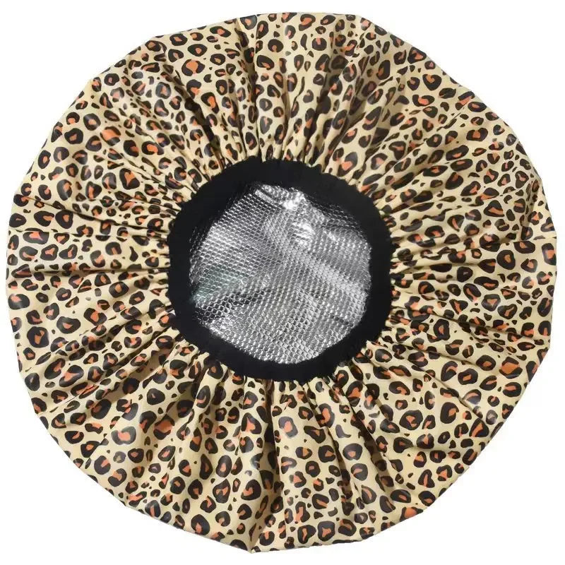 1PC Self-heating Tin Foil Hat Thickened Heating Steam Hair Mask Cap Portable Hair Salon Smooth Hair Oil Baking Cap